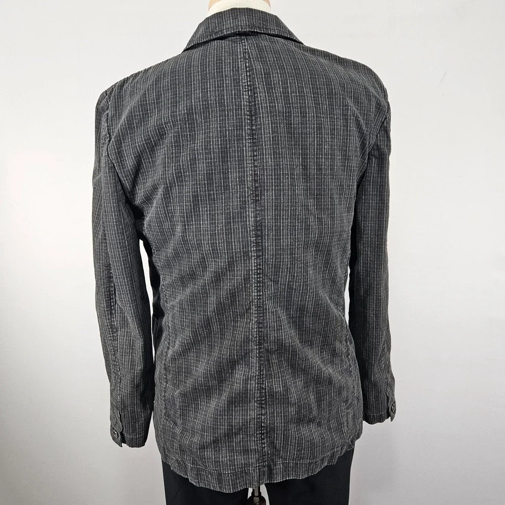 Murano Men's Sport Coat Blazer‎ Three Button Unstructured Cotton Size LARGE